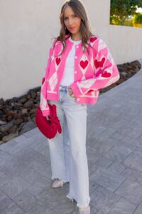 Harley's Heart Knit Cardigan
